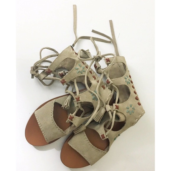 New Musse & Cloud Lace Up Size 6 Gladiator Sandals - Picture 11 of 12